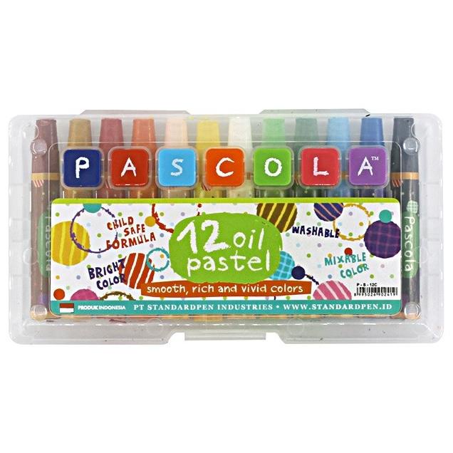 

Standard Pascola Oil Pastel 12 Colour. gram33 Juara