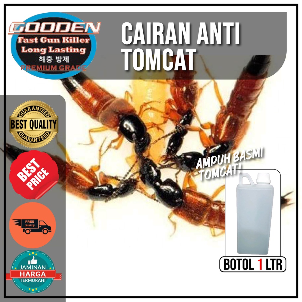 RACUN CAIRAN PEMBASMI TOMCAT 1 LITER GOODEN Racun Pengusir Tomcat Obat Anti Tomcat Spray Pembasmi To