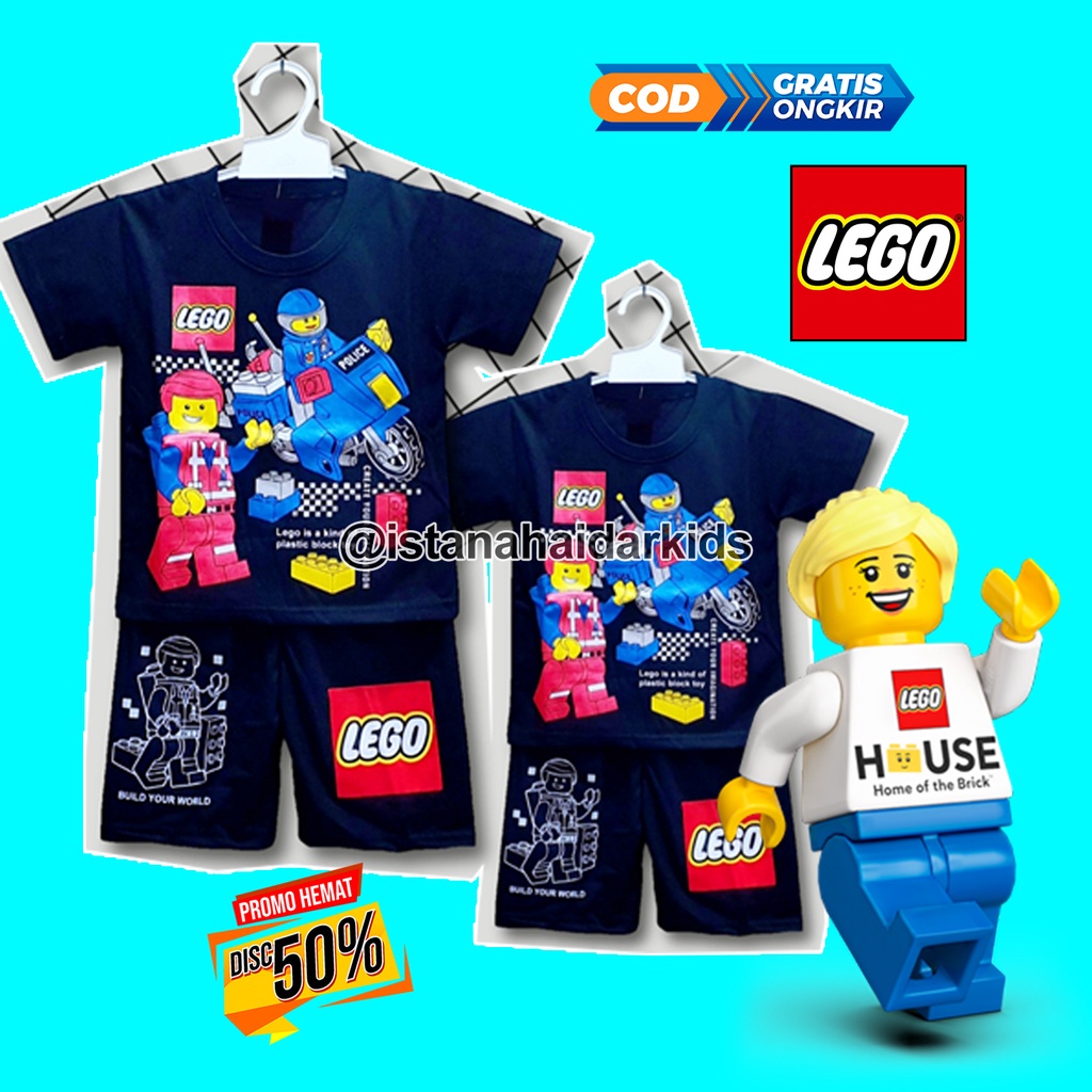 SETELAN KAOS LEGO ANAK LAKI LAKI NINJAGO DEWASA / BAJU LEGO ANAK LAKI LAKI NINJAGO STELAN KAOS ANAK 