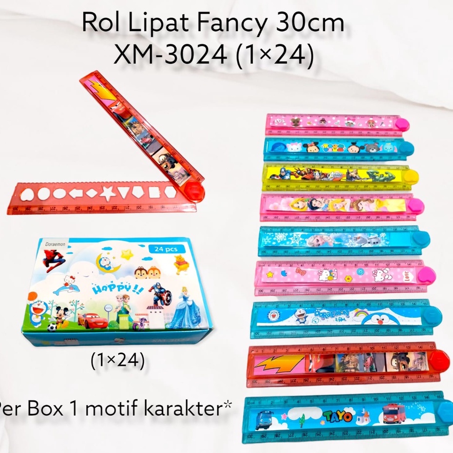 

Rol/Penggaris Lipat Fancy