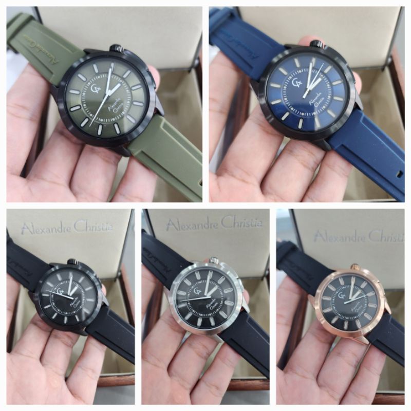 Jam tangan alexandre christie ac8632 man led 8632 ori garansi 1 thn