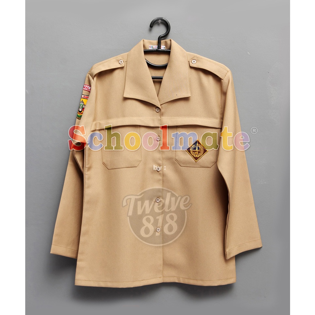 Schoolmate - Baju Pramuka Rapilo SD, SMP Perempuan Seragam Sekolah Pramuka Putri Panjang
