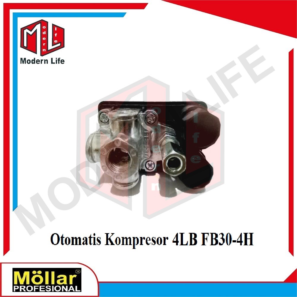 MOLLAR FB30-4H Otomatis Kompresor Pressure Switch 4 Lubang 1/4&quot;inch