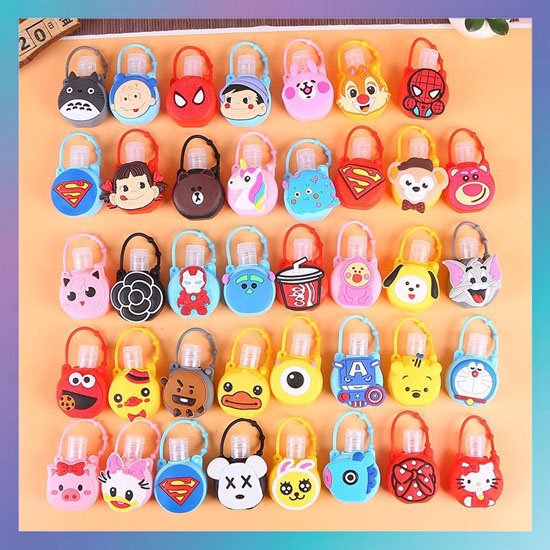 Botol Hand Sanitizer Cartoon / Gantungan Hand Sanitizer Karakter
