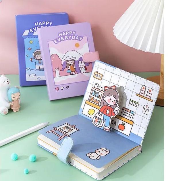 

[PRODUK FIH] Eternal Summer Journal A5 / Agenda impor / Notebook lucu/diary lucu / Buku Tulis Catatan Karak DH0