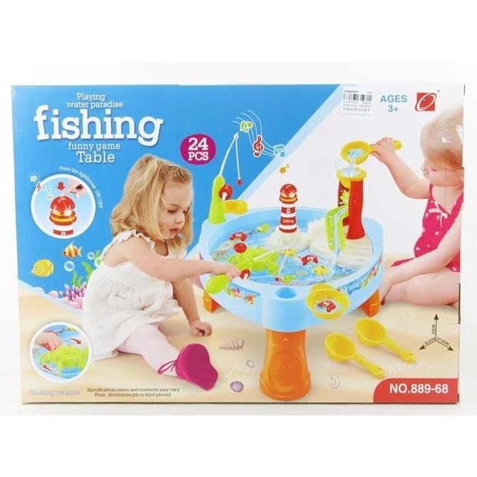 

MAINAN EDUKASI ANAK WATER PARADISE FISHING GAME TOYS MANCING SERU