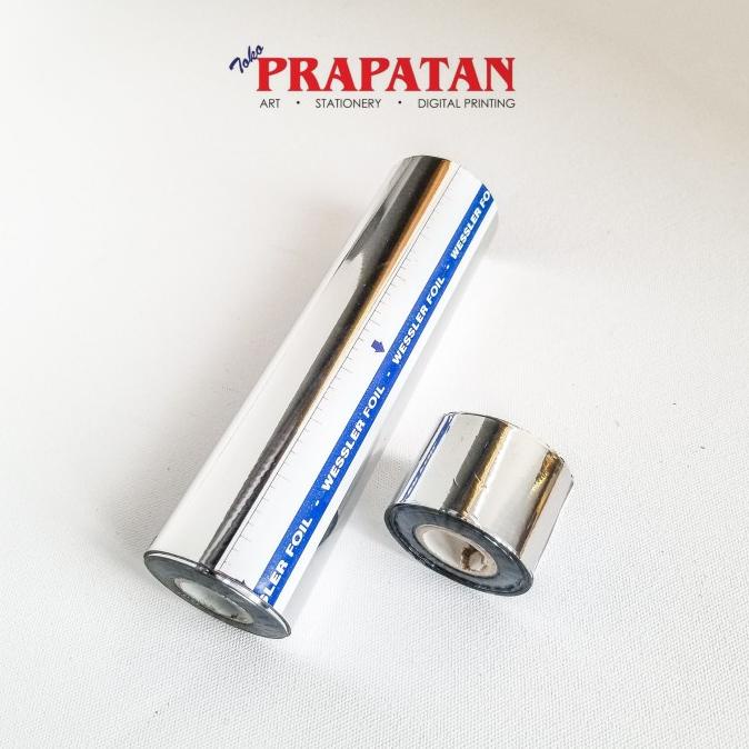 

TERLARIS FOIL SILVER ROLL (PRADA SILVER / SILVER PRADA) KECIL BERKUALITAS