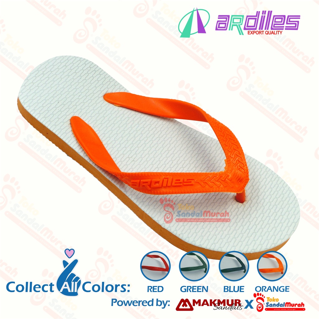 Toko Sendal Murah - Sandal Jepit Ardiles Model Klasik / Sandal Jepit Ardiles Uk 6 - 12 / Sandal Jepit Tali Warna - Warni / Sandal Jepit Nyaman Murah [Toko Sendal Murah M 05 Ardiles Lapis]