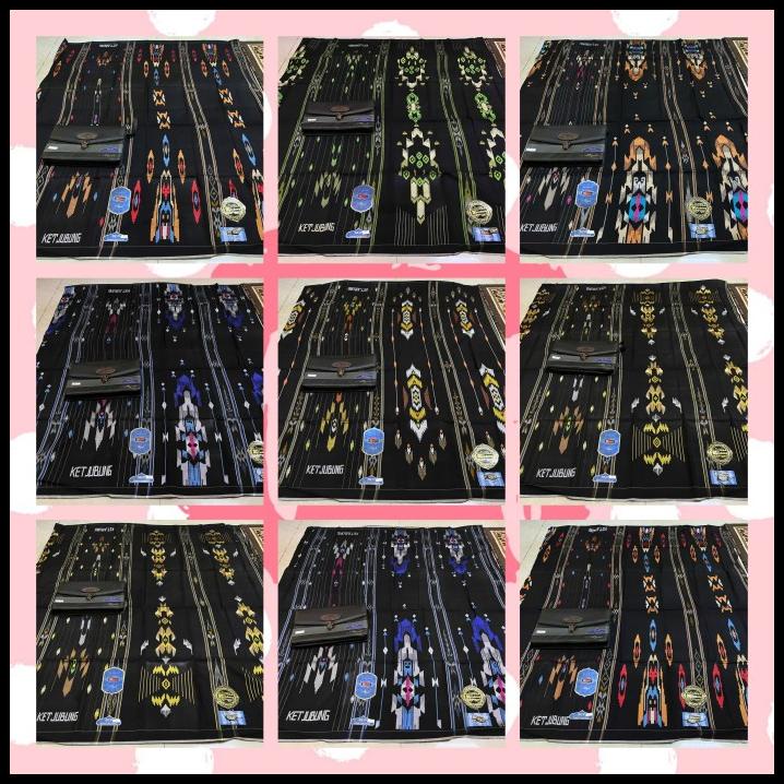 Promo Sarung Ketjubung Scp Mesres Gold Hitam Series