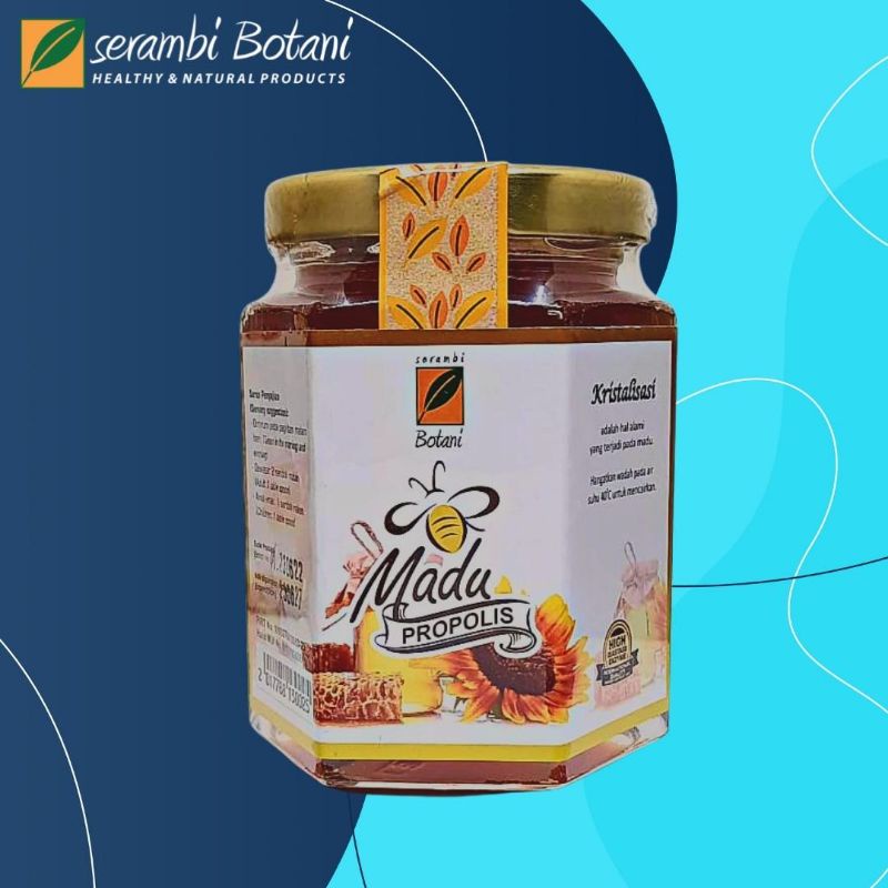 

Madu Propolis Asli Murni 240gr Standar Internasional Serambi Botani