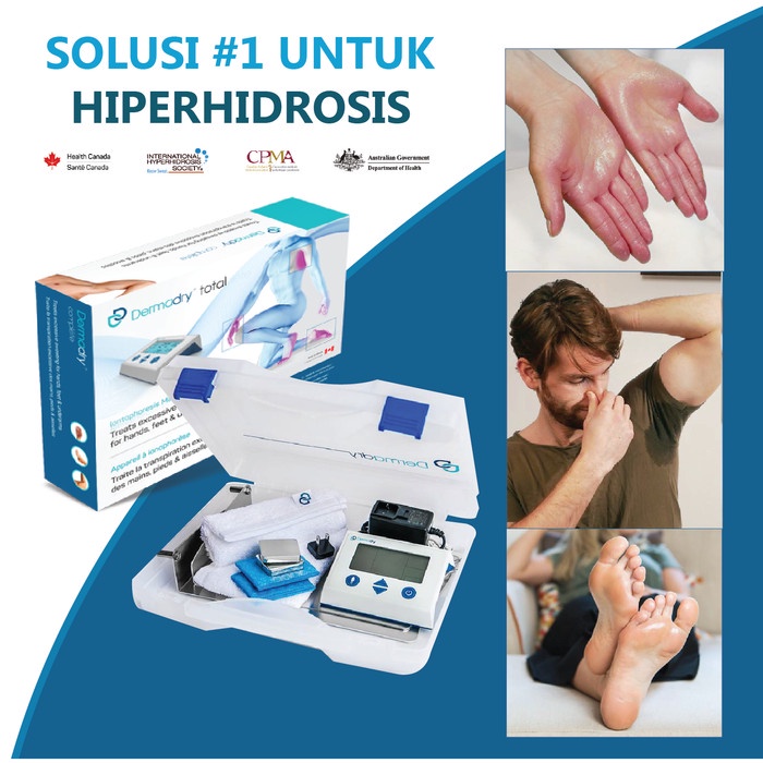 Mesin Terapi Iontophoresis No#1 DERMADRY 100% Ampuh ( Bersertifikat )