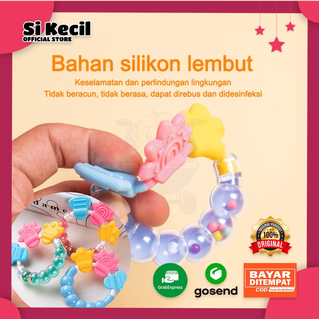 Gigitan Bayi Teether Silicon Lembut Bpa Free Rattle Bahan Silikon Plastik | Gigitan Bayi | Gigitan B
