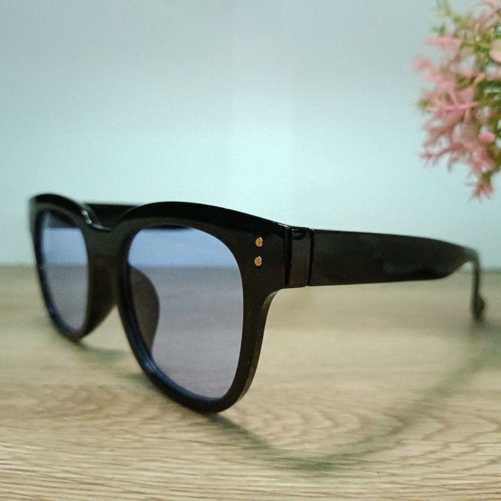 Kacamata Hitam Wanita Pria Lensa Sunglasses Korean Fashion Small Candy Color Import-3
