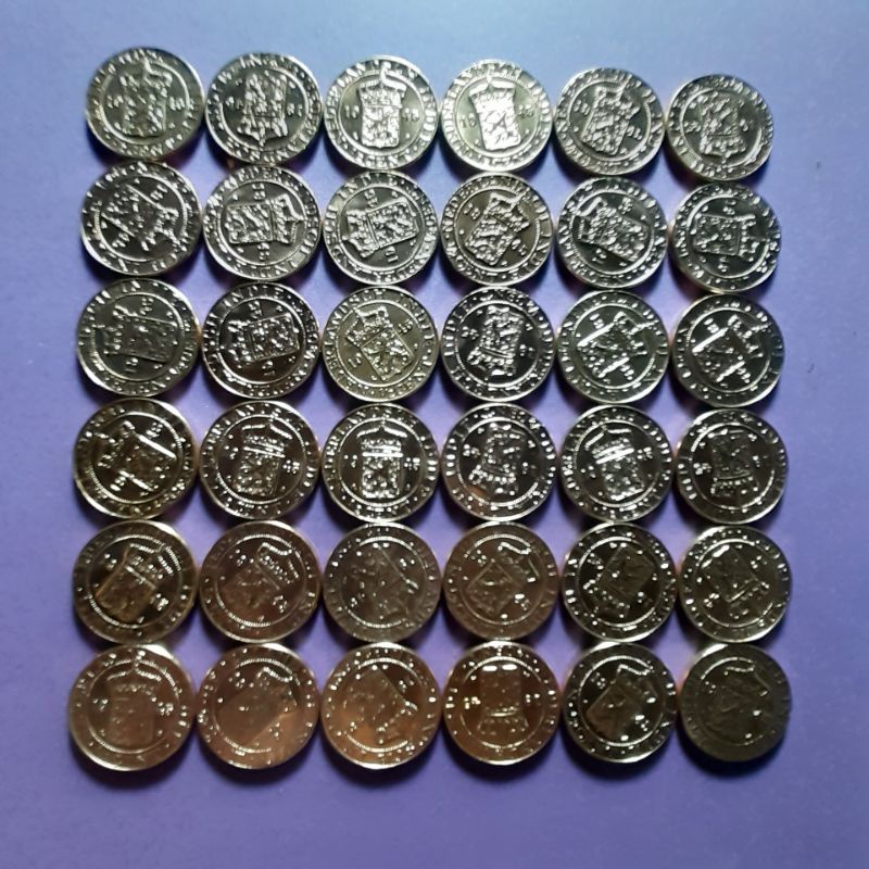 uang kuno setengah cent nederlandsch indie 1945