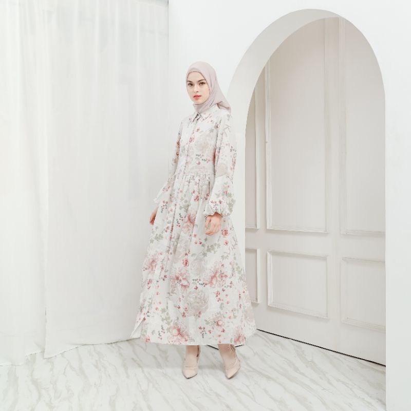 Shafira Dress / Gamis / Long Dress / Rayon Crinkle Premium
