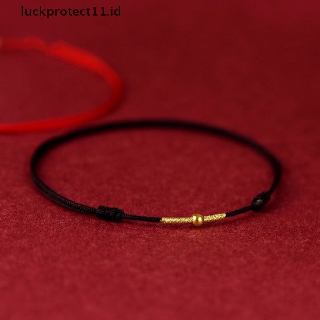 /Fashion Hot// Fashion// Fashion Handmade Gelang Tali Merah Keberuntungan Bangle Wanita Pria Kekasih Sahabat Beruntung Gelang Kaki Ukuran Adjust.