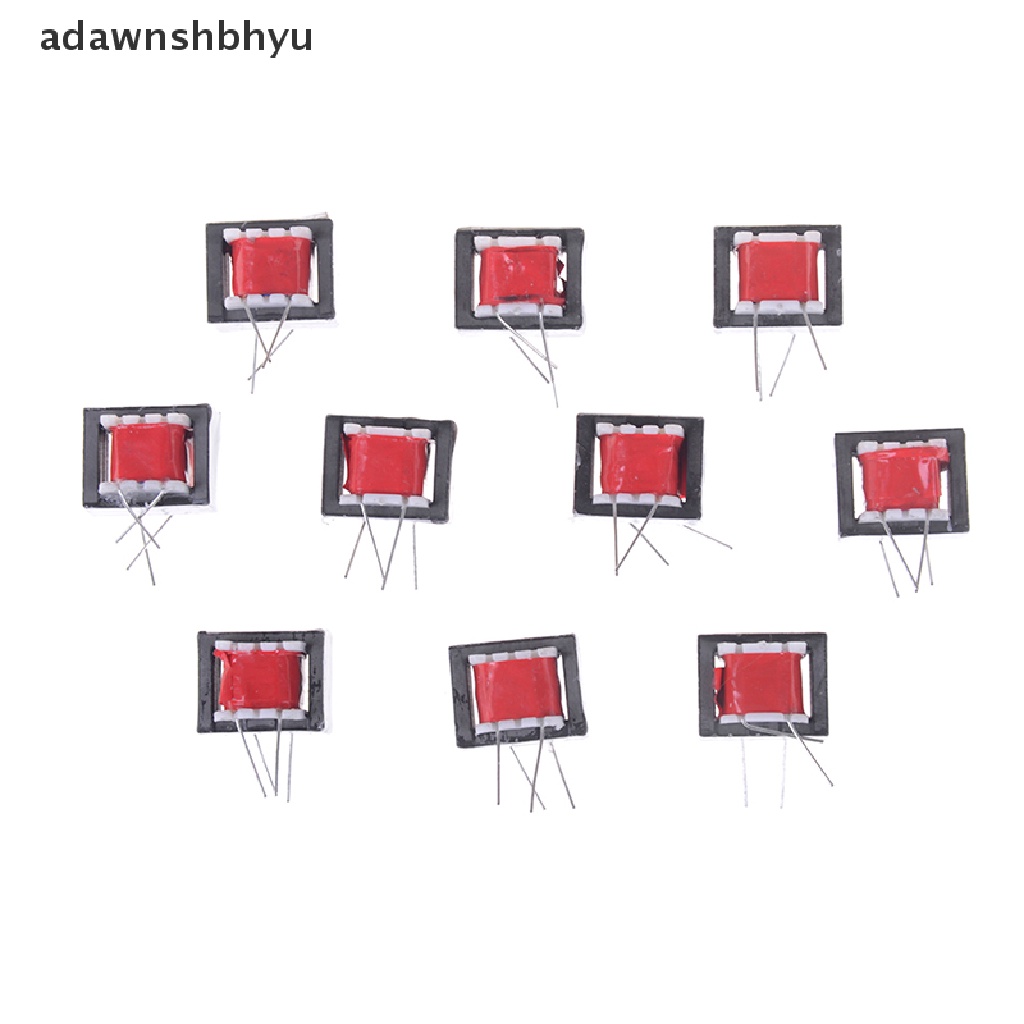 Adawnshbhyu 10pcs Trafo audio 600:600 ohm 1:1 EI14 Isolasi Trafo Dering ID