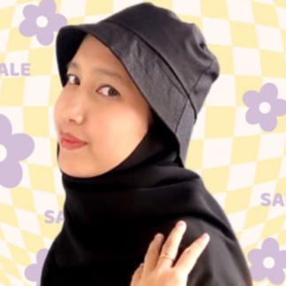 HIJAB PASMINA BUCKET HAT / BUCKET RAWIS PASMINA / PASHMINA TOPI /TERBARU