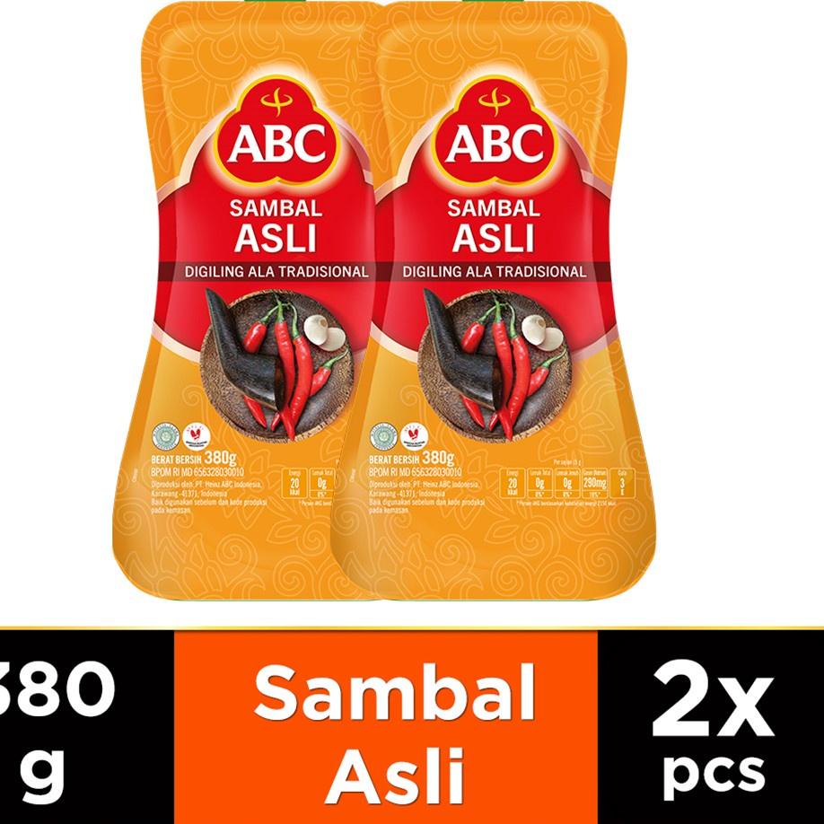 

[PRODUK AFPDK] ABC Saus Sambal Asli 380 g x 2 pcs KMZ