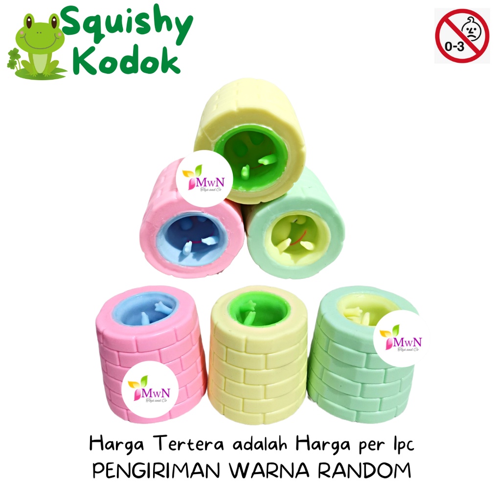 MWN Mainan Squishy Kodok Sembunyi / Mainan Squishy Frog Anti stress