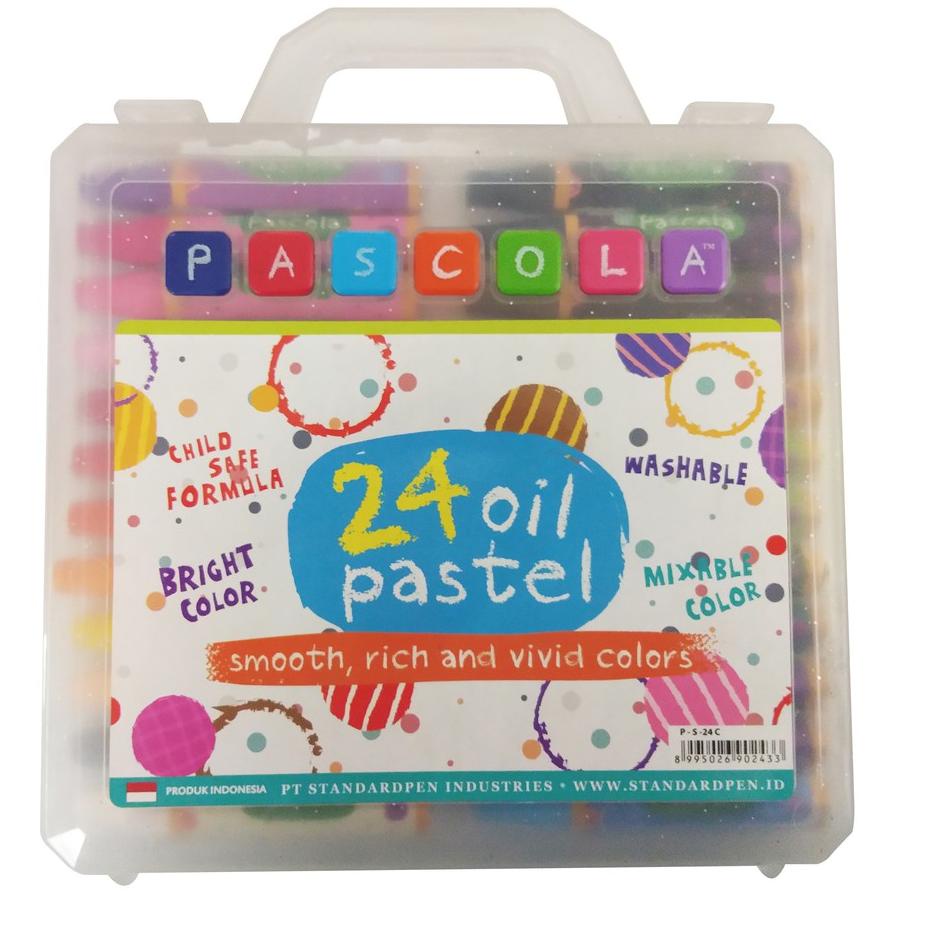 

Paket Spesial Oil Pastels / Krayon / Crayon Pascola 24 Warna