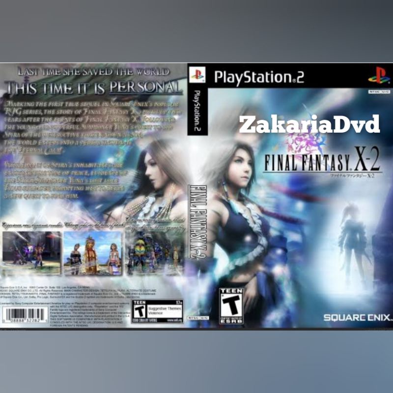Kaset Ps 2 Final Fantasy X-2