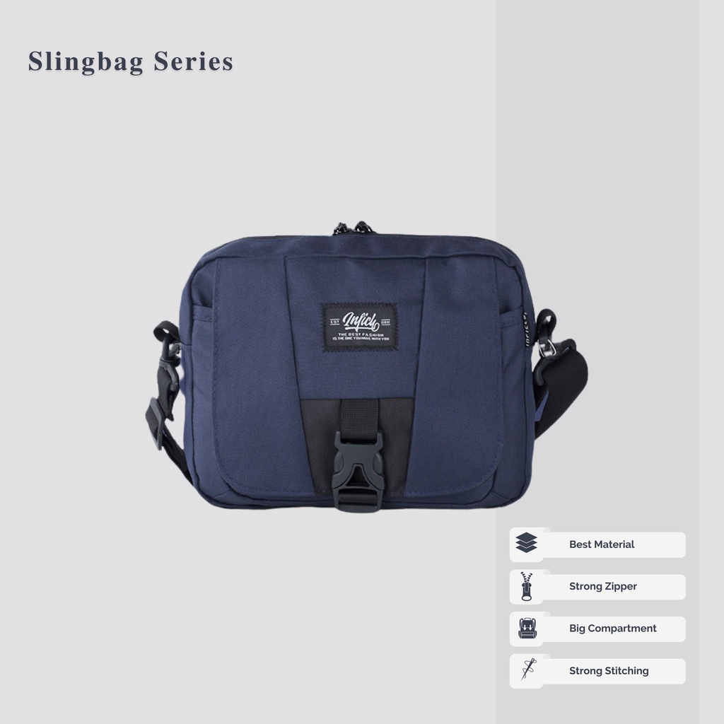 GTM Tas Selempang Pria Aquila K502 Tas Slempang Cowok Slingbag Series