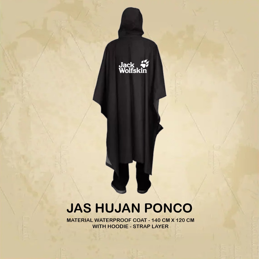 Jas Hujun Ponco 3 In 1 Multifungsi - Jas Hujan Kelelawar - Jas Hujan Batman -Raincoat