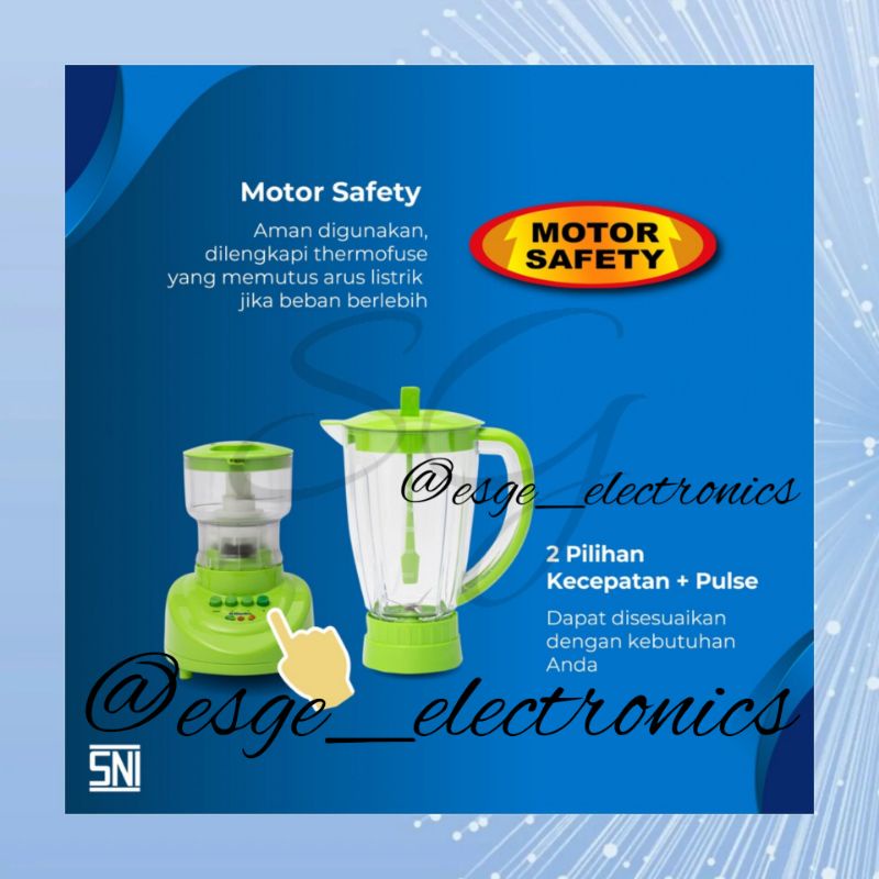 ORIGINAL SET BLENDER MIYAKO CH 501 2IN1 BLENDER JUS MIYAKO CHOPPER DAGING MIYAKO CHOPPER BLENDER CH-501 PF/AP 1.5LITER MIYAKO BARU HIJAU SET BLENDER MURAH MEAT CHOPPER PENGGILING DAGING 101 102 151 152 PEMOTONG DAGING BUAH ES SAYUR BLENDER BAGUS MURAH