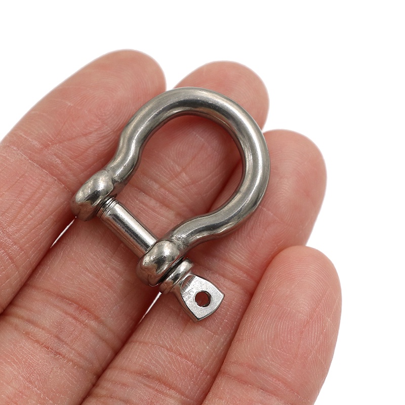 5pcs M4 Sekrup Pin Bow Shackle Stainless 304 Pin Sekrup Busur Shackle