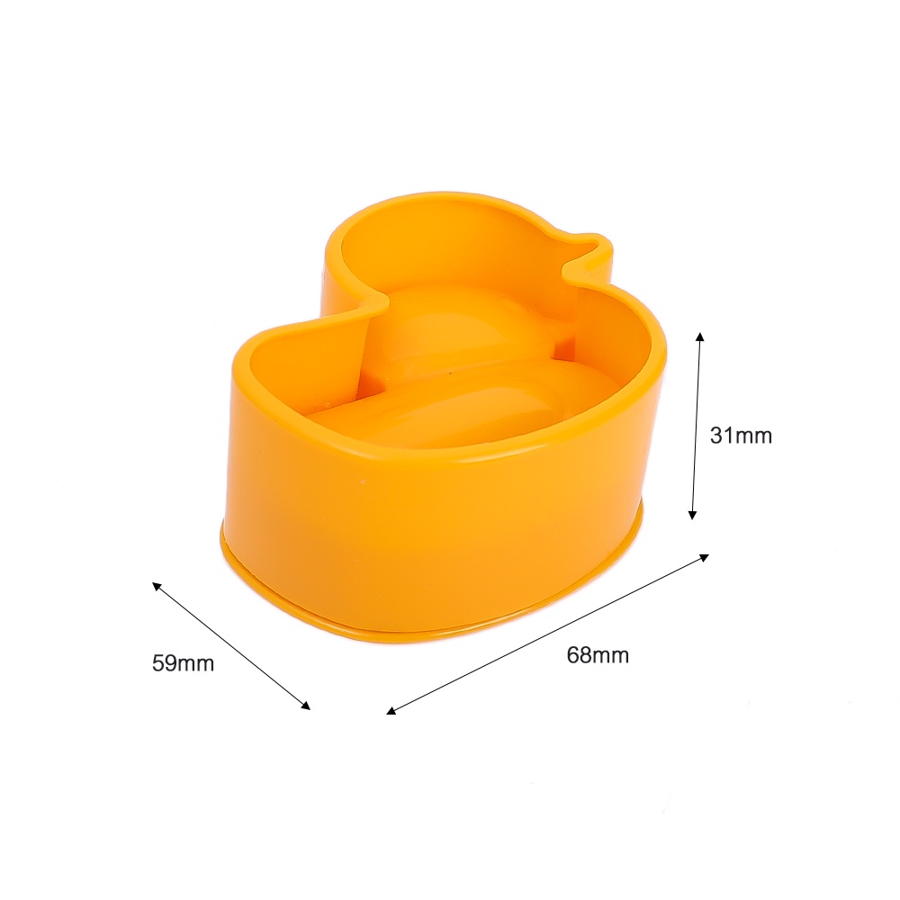 Kartun Sushi Cetakan Pembuat Buah Cetakan Roti Biskuit Model Penekan Kreatif Anak Bento DIY Gadget Kuning Bebek Berbentuk Nasi Bola Cetakan