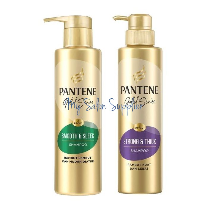 Pantene Gold Series Shampoo Pump 125ml Smooth / Strong