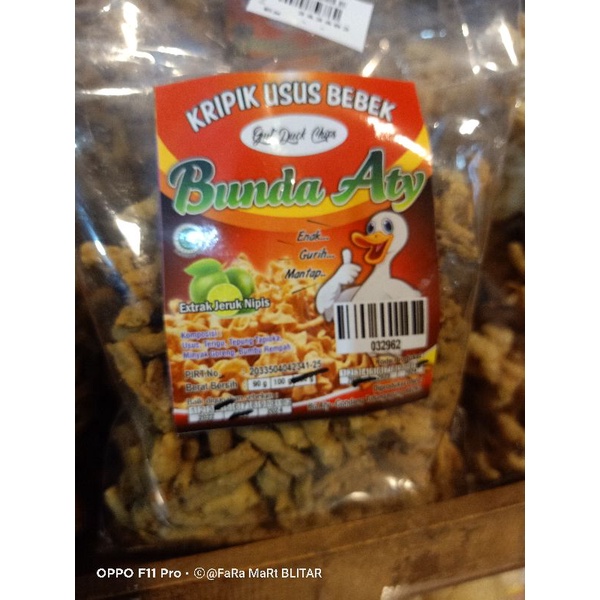 

KERIPIK USUS BEBEK KRENYUS KHAS BLITAR