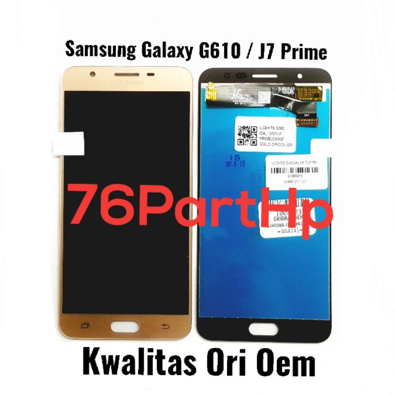 Ori Oem Lcd Touchscreen Fullset Samsung Galaxy G610 - J7 Prime