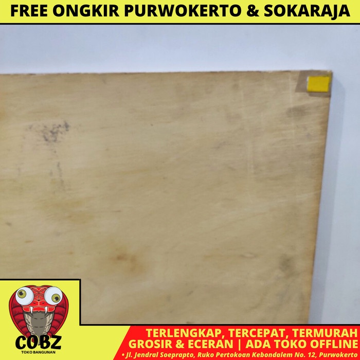 

18 MM X 120 CM X 240 CM / NM TRIPLEK MULTIPLEK PAPAN KAYU 18 MM BIASA