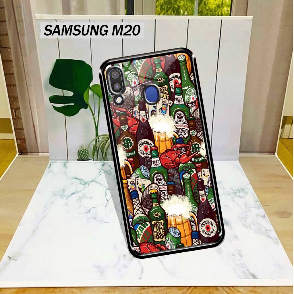 Case Hp Samsung M20 - Case Samsung M20 Terbaru Sukses Case - Case Kaca M20 - Soft Case Samsung M20 - Sofkes Hp - Sarung Hp - Samsung M20 - Case Keren - Case Mewah - Case Kilau - Hard Case Samsung - [ SM-5 ] -