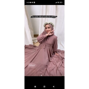 Kazami store Jasmine dress set pashmina by Kayla nadira (sushi) preloved free gift