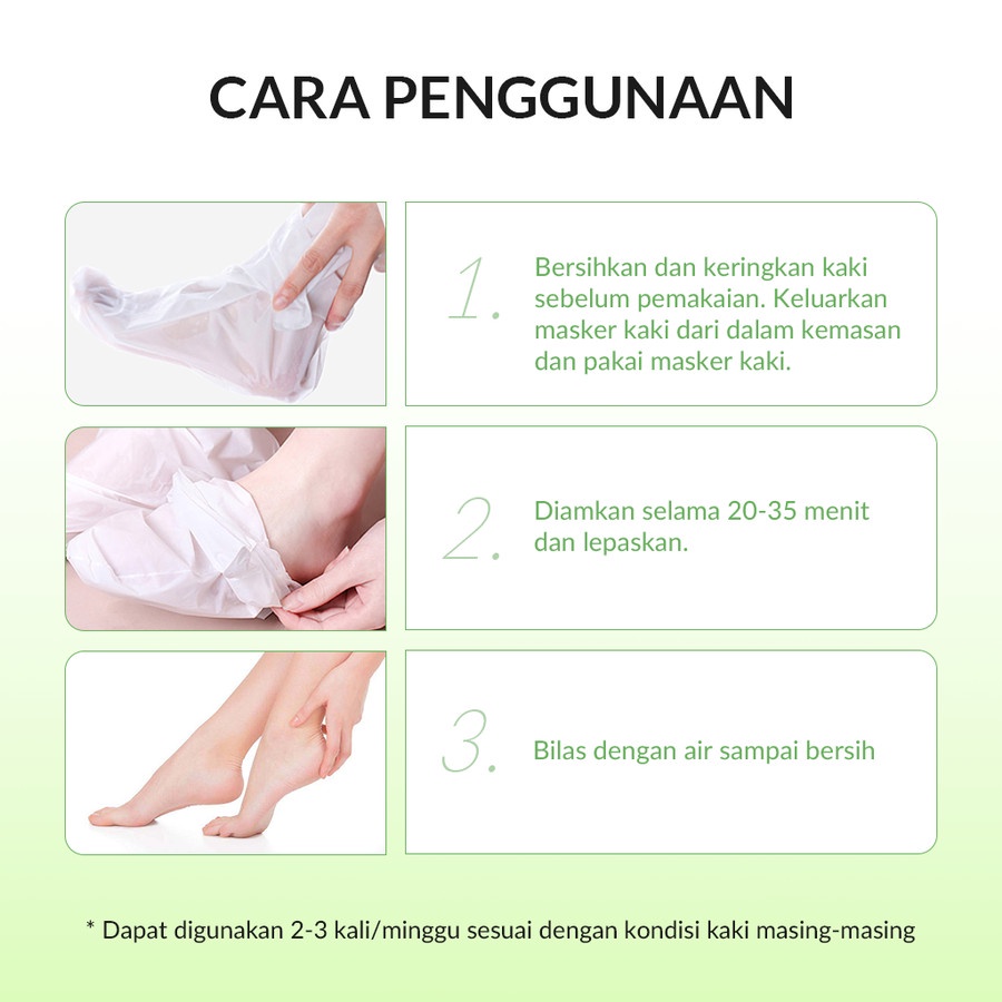 Bioaqua Foot Mask Brightening Moisturizing Masker Kaki &amp; Hemeier Sheet Mask Membersihkan Pori-Pori Wajah