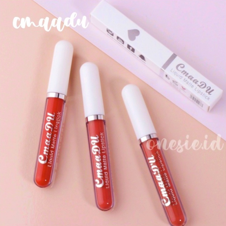 CMAADU BPOM Lipstik Liquid Matte Waterproof Long Lasting 18 Ultra Chic XX007