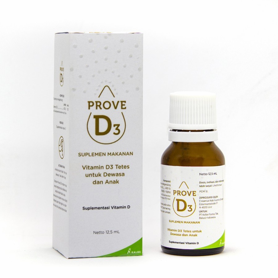 Jual PROVE D3 DROP 400 IU VITAMIN D3 DROP Shopee Indonesia