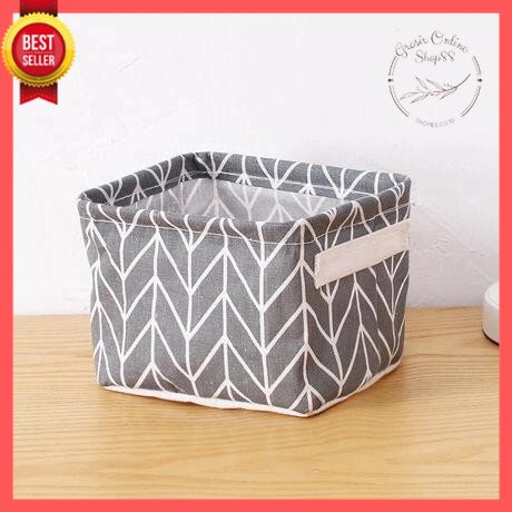 GOS C201 - Kotak Keranjang Motif Penyimpanan Serbaguna -  Organizer Basket Box Motif Multifungsi