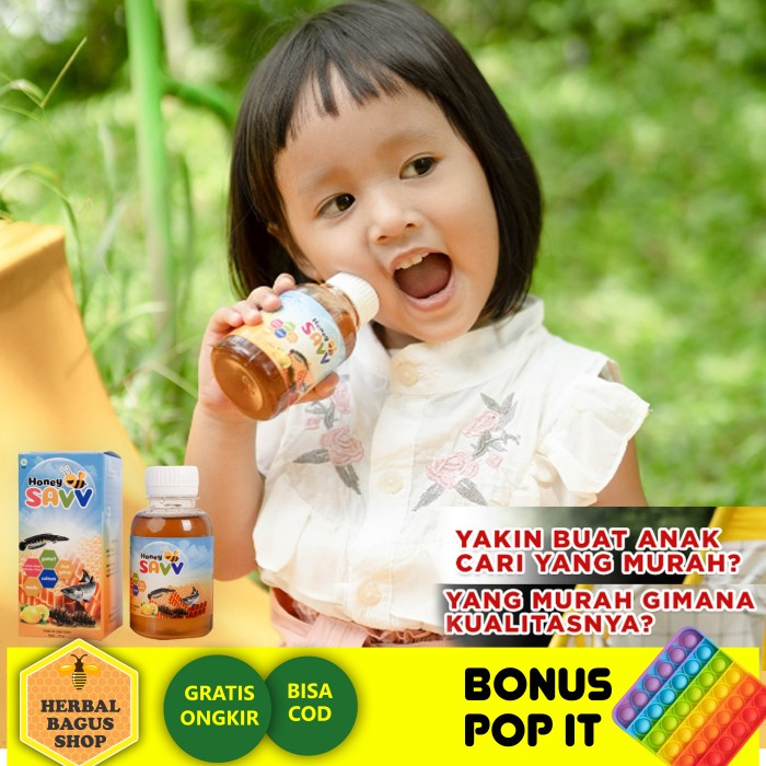 Vitamin Anak untuk Speech Delay/ Lambat Bicara - Honey Savv BPOM