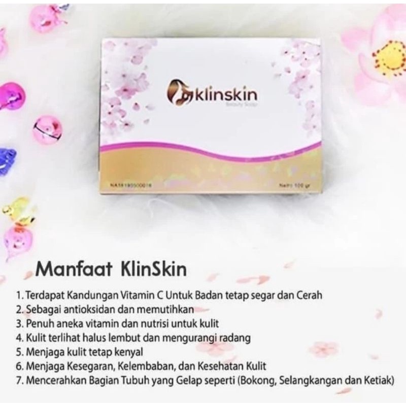 KLINSKIN SABUN PEMUTIH WHITENING SOAP BPOM