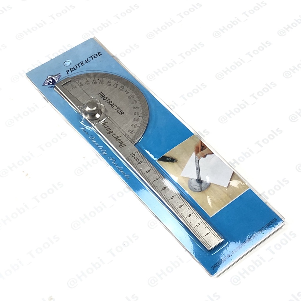 

PENGGARIS BUSUR DERAJAT 180 / 10CM - PROTRACTOR 180 DEGREE 10 CM