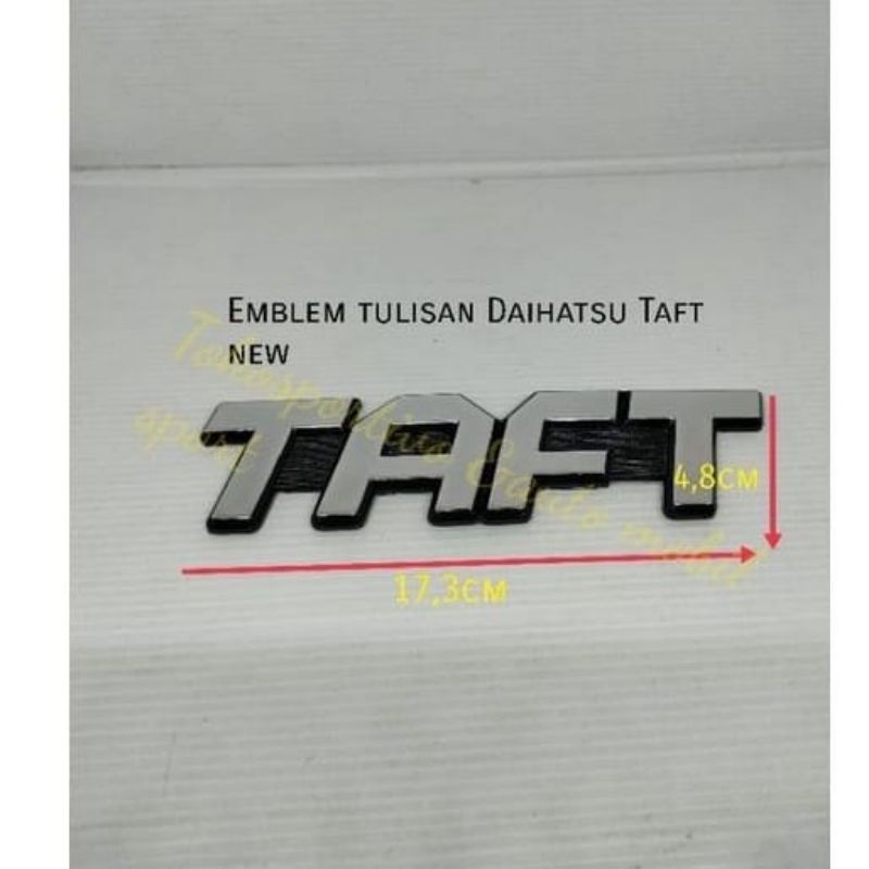 Emblem logo Huruf Tulisan stiker Lambang Daihatsu Taft TAFT GT
