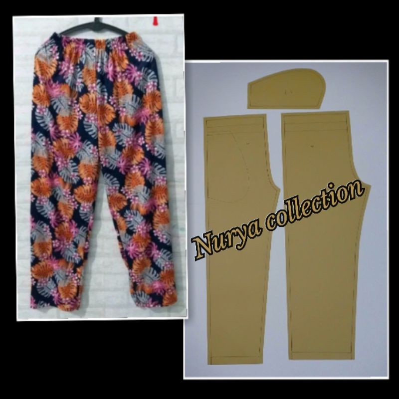 pola celana kolor wanita