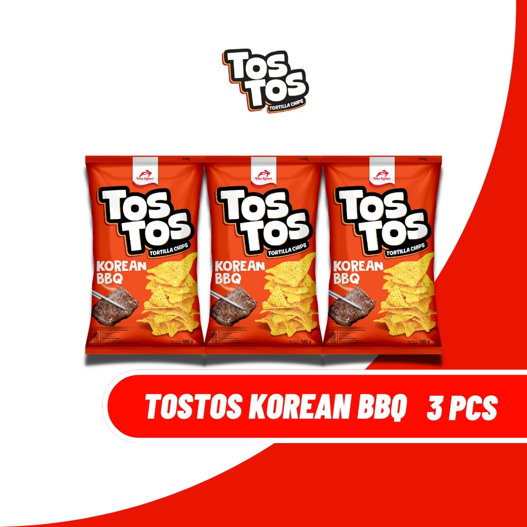 

TOSTOS Paket Gede - Korean Barbeque (3x145gr)