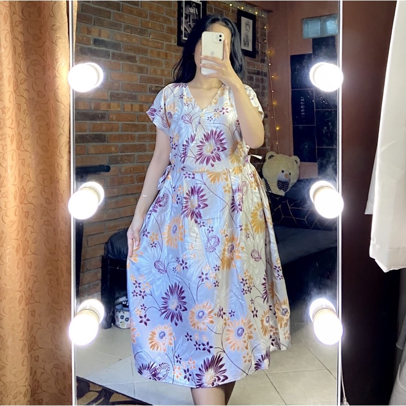 Sapasara - Daster Rayon Kimono Jumbo LD 120 Busui Friendly Etalase 5