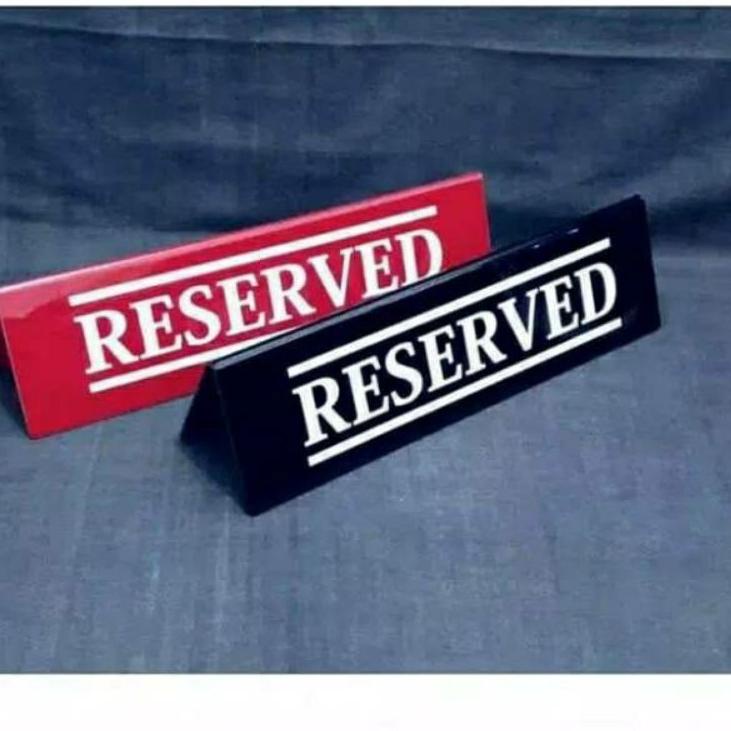 

Super Bintang Sign Acrylic Reserved/ Papan akrilik Reserved