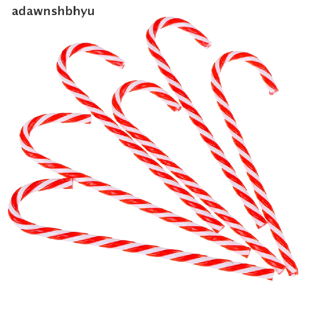 Adawnshbhyu 6 Pcs Xmas Pohon Permen Tongkat Hiasan Gantung Dekorasi Natal Party Decor  Id